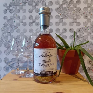 Rhum Millésime 2015 Brut de Fûts 51.9 % La Favorite Martinique vendu par Gare à la Cave