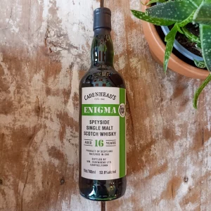 Whisky Enigma Speyside 16 ans 53.6 % Cadenheads Ecosse vendu par Gare à la Cave à Bailleul