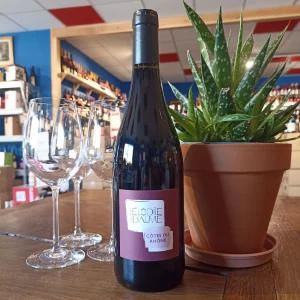 Côtes du Rhône rouge 2024 Elodie Balme vendu par Gare à la Cave à Bailleul 59