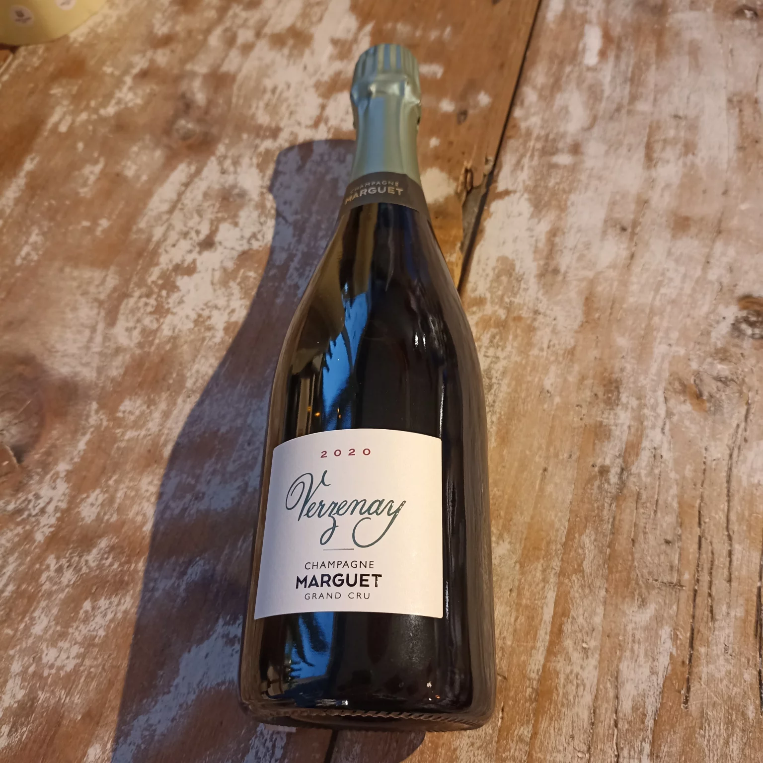 Champagne Marguet Verzenay Grand Cru 2020 dispo chez Gare à la Cave à Bailleul, 59, Hauts de France (Lille)