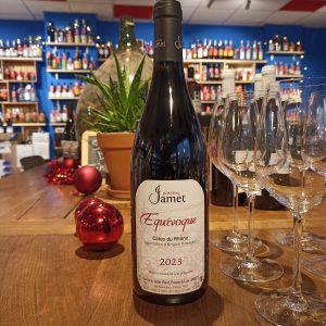 Equivoque Côtes du Rhône rouge Domaine Jamet disponible chez Gare à la Cave à Bailleul 59 près de Lille