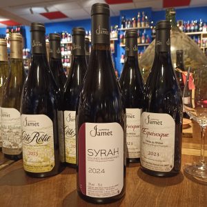 Syrah IGP Collines Rhodaniennes Domaine Jamet disponible chez Gare à la Cave à Bailleul 59 Lille