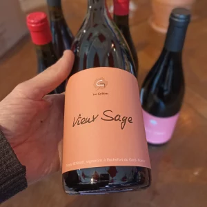 Vieux Sage rouge Clos des Grillons Rhône, une découverte de Gare à la Cave à Bailleul 59
