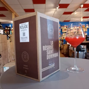 BIB 5L Rouge La Bastide Saint Dominique disponible chez Gare à la Cave Bailleul 59