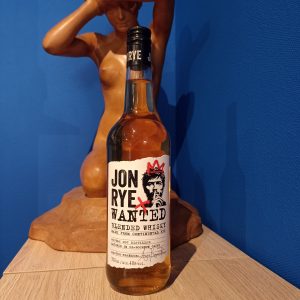 Jon Rye Wanted Blended Rye Whisky 40% Slovaquie disponible chez Gare à la Cave à Bailleul 59