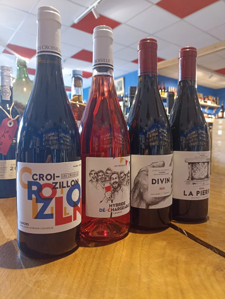Château Les Croisille à Cahors, vin du Sud-Ouest disponible chez Gare à la Cave 59 Bailleul Hauts de France