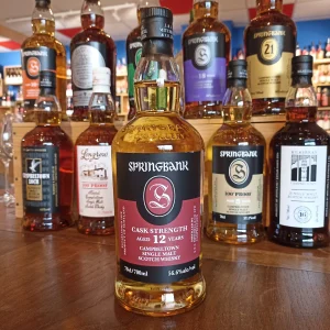 Springbank 12 ans Cask Strenght 56.6 % une merveille disponible chez Gare à la Cave à Bailleul 59 Hauts de France
