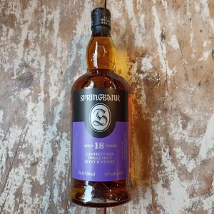 Springbank 18 ans 46 % une rareté débusquée par Gare à la Cave Bailleul 59 près de Lille